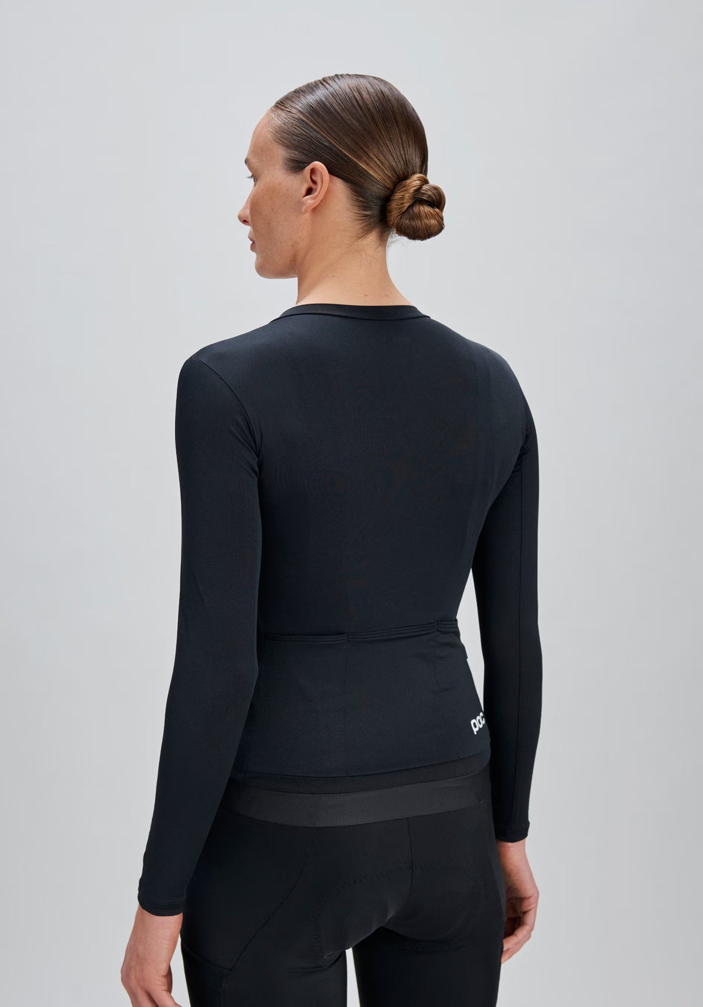 Maglia a maniche lunghe POC CADENCE Donna Nero