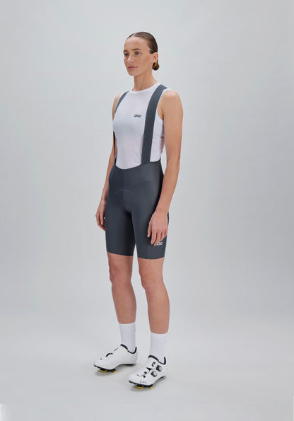 Salopette Corta POC RACEDAY Donna Grigio