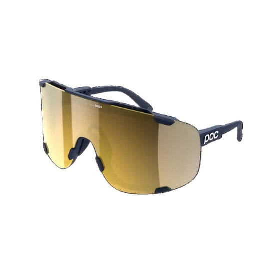 POC DEVOUR WF + Occhiali da sole Marine/Clarity Road/Partly Sunny Gold
