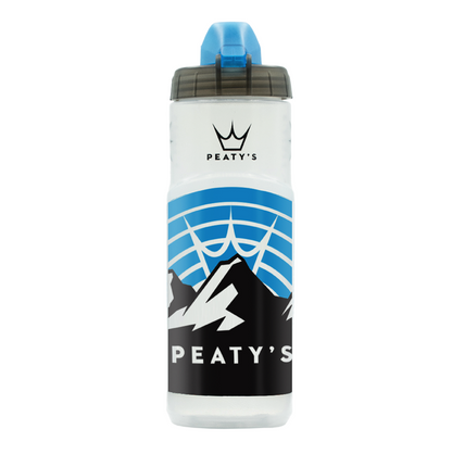 Kit Borraccia e Portaborraccia PEATY'S X FIDLOCK Sunrise (600ml) Trasparente