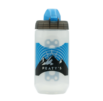 Kit Borraccia e Portaborraccia PEATY'S X FIDLOCK Sunrise (450ml) Trasparente