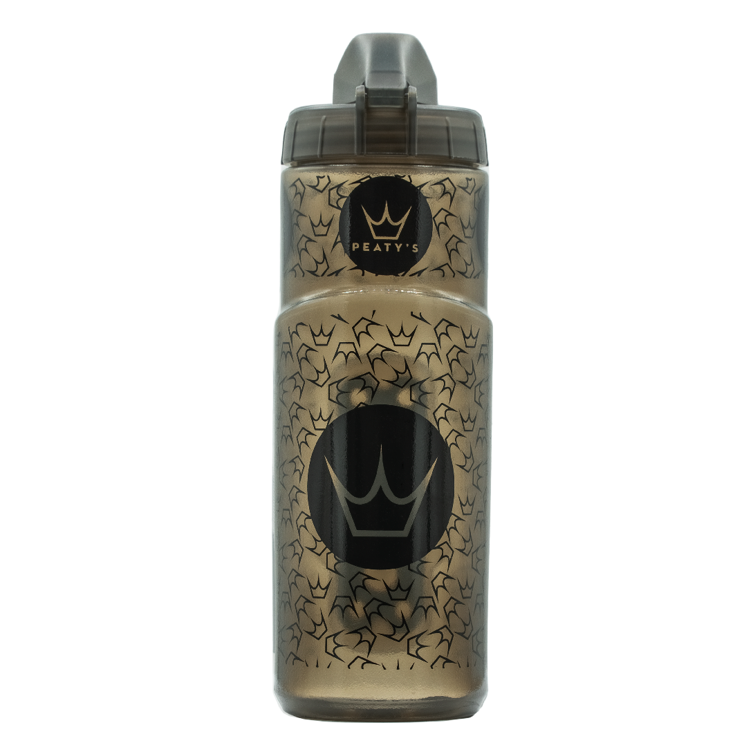 PEATY'S X FIDLOCK Kit bottiglia e portabottiglie con logo (600 ml) affumicato
