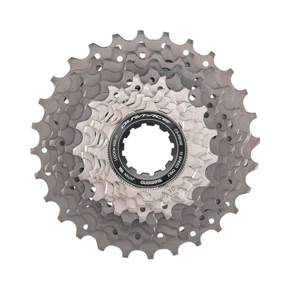 Cassetta 11 velocità SHIMANO DURA-ACE R9100 – foto principale su sfondo bianco