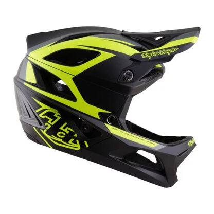 Casco MTB TROY LEE DESIGNS STAGE 2 HIGH VIZ Carbone/Giallo