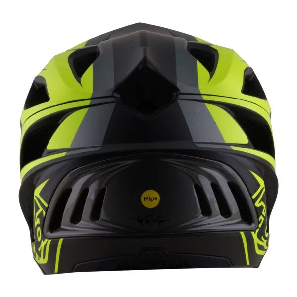 Casco MTB TROY LEE DESIGNS STAGE 2 HIGH VIZ Carbone/Giallo