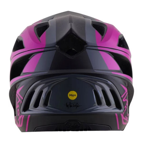 Casco MTB TROY LEE DESIGNS STAGE 2 HIGH VIZ Grigio/Neon Fucsia