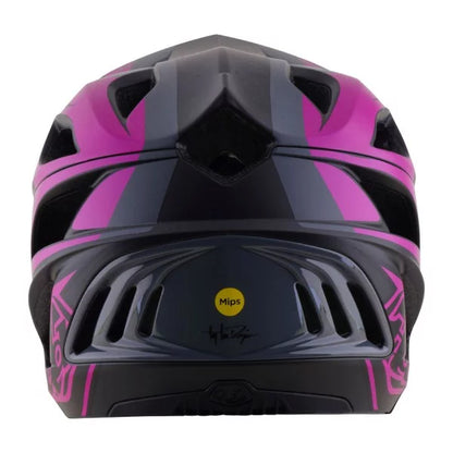 Casco MTB TROY LEE DESIGNS STAGE 2 HIGH VIZ Grigio/Neon Fucsia