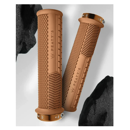 PEATY'S MONARCH KNURL Impugnature marrone