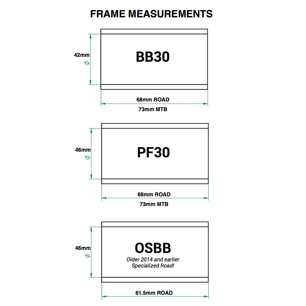 Movimento centrale PRAXIS BB/PF30 73mm