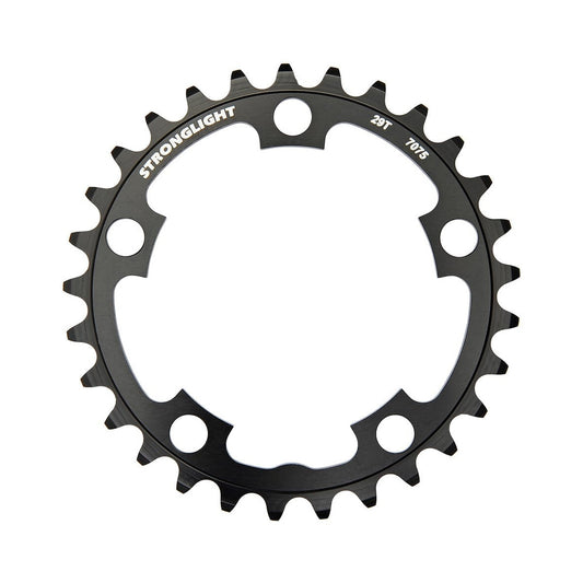 Corona interna STRONGLIGHT in acciaio inox, 9 velocità, 5 fori, 58 mm — vista della corona su sfondo bianco