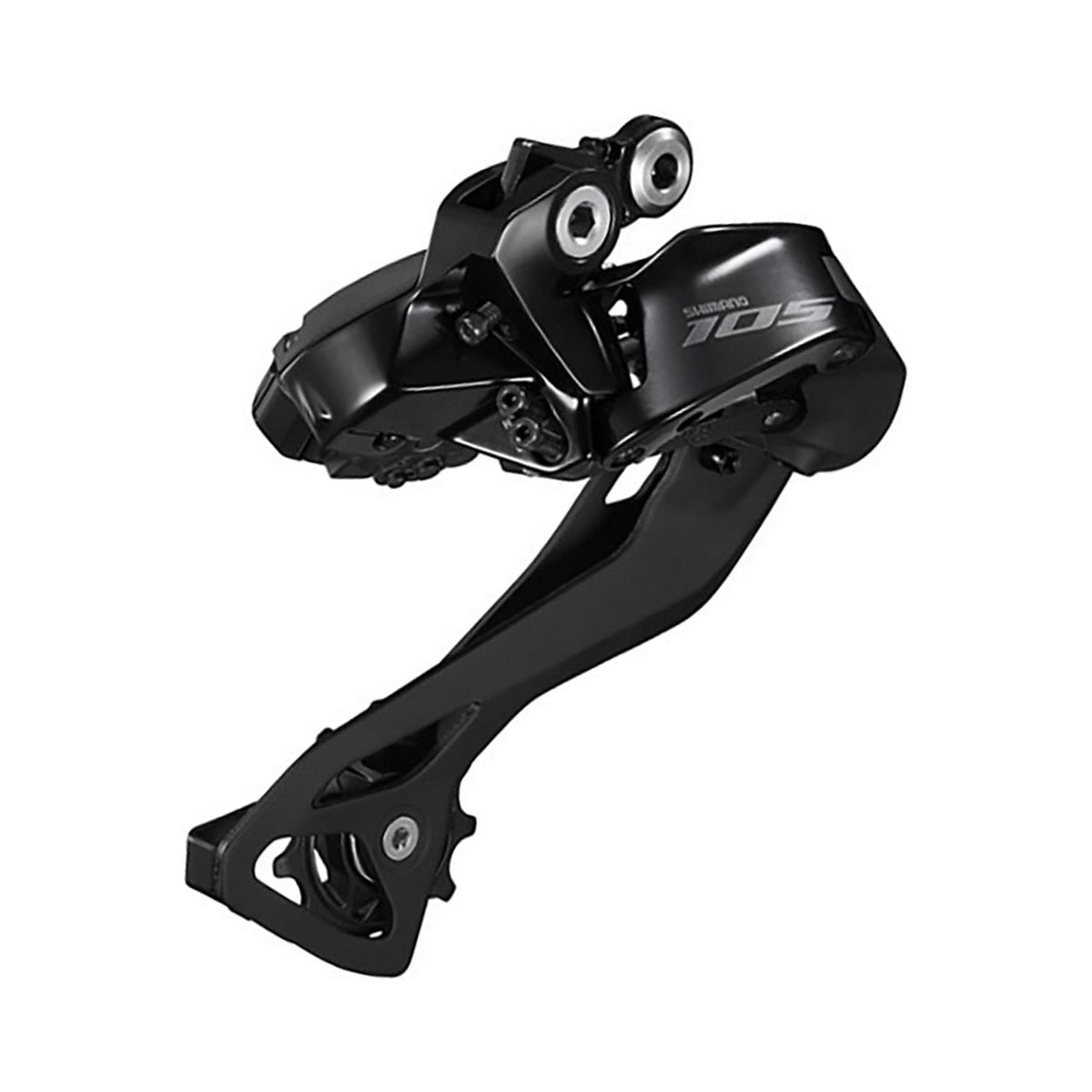 Cambio posteriore SHIMANO 105 DI2 R7150 12 velocità – vista del prodotto su sfondo bianco