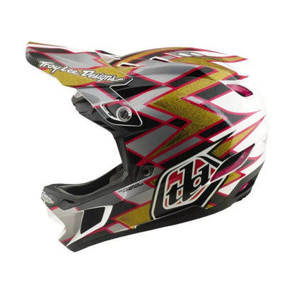 Casco MTB TROY LEE DESIGNS D4 COMPOSITE MIPS FLUSH Nero/Dorato