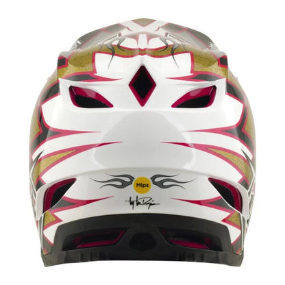 Casco MTB TROY LEE DESIGNS D4 COMPOSITE MIPS FLUSH Nero/Dorato