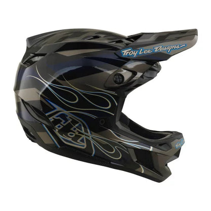 Casco MTB TROY LEE DESIGNS D4 COMPOSITE MIPS BURST Nero/Blu