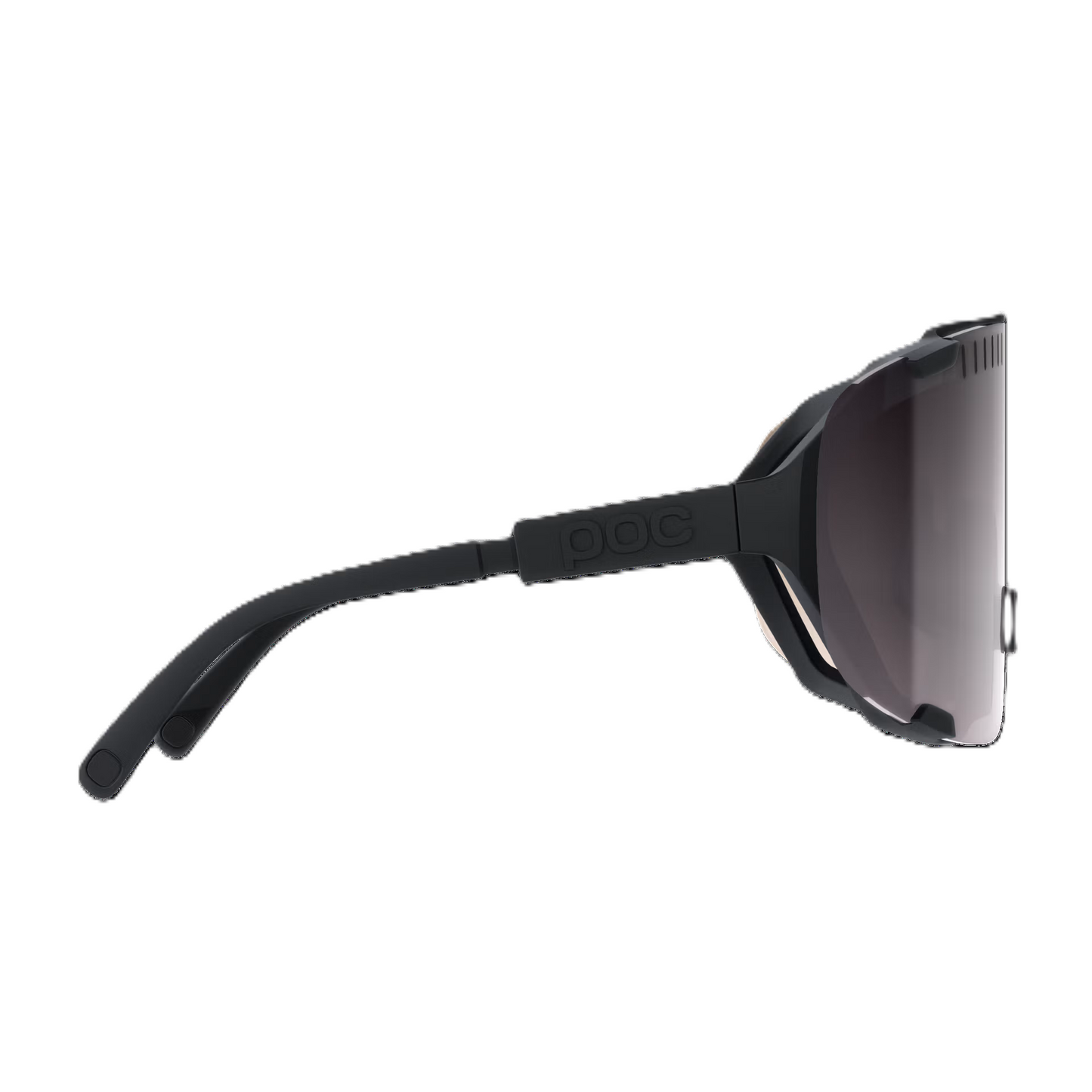 POC DEVOUR Occhiali Black Clarity Trail Lente argento parzialmente soleggiata