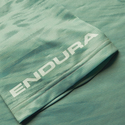 Maglia ENDURA MARBLE LTD PRINTED Maniche Corte Verde 2025