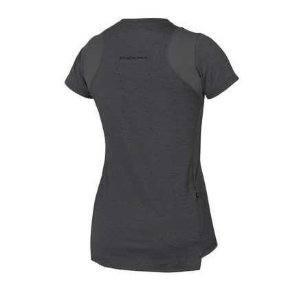 Maglia ENDURA SINGLETRACK Donna Maniche Corte Grigio