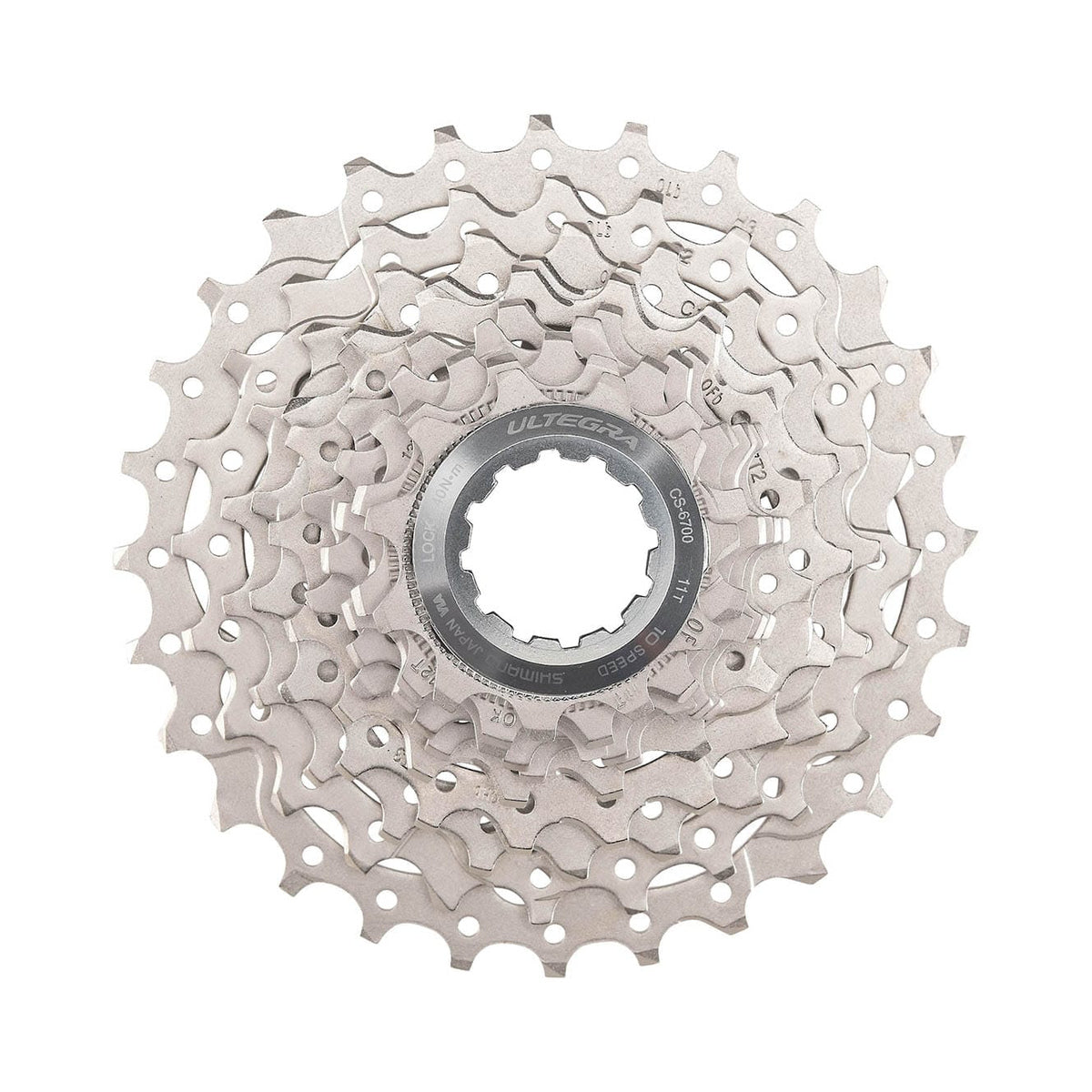 Cassetta 10 velocità SHIMANO ULTEGRA 6700 – foto principale su sfondo bianco