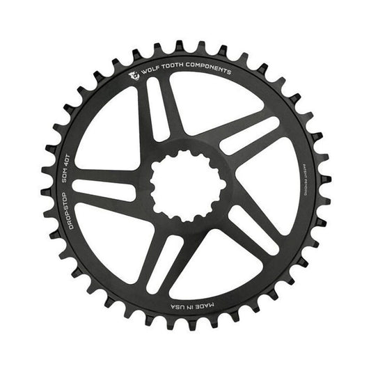 Corona monocorona WOLF TOOTH BB30 SRAM ad attacco diretto — vista della corona su sfondo bianco