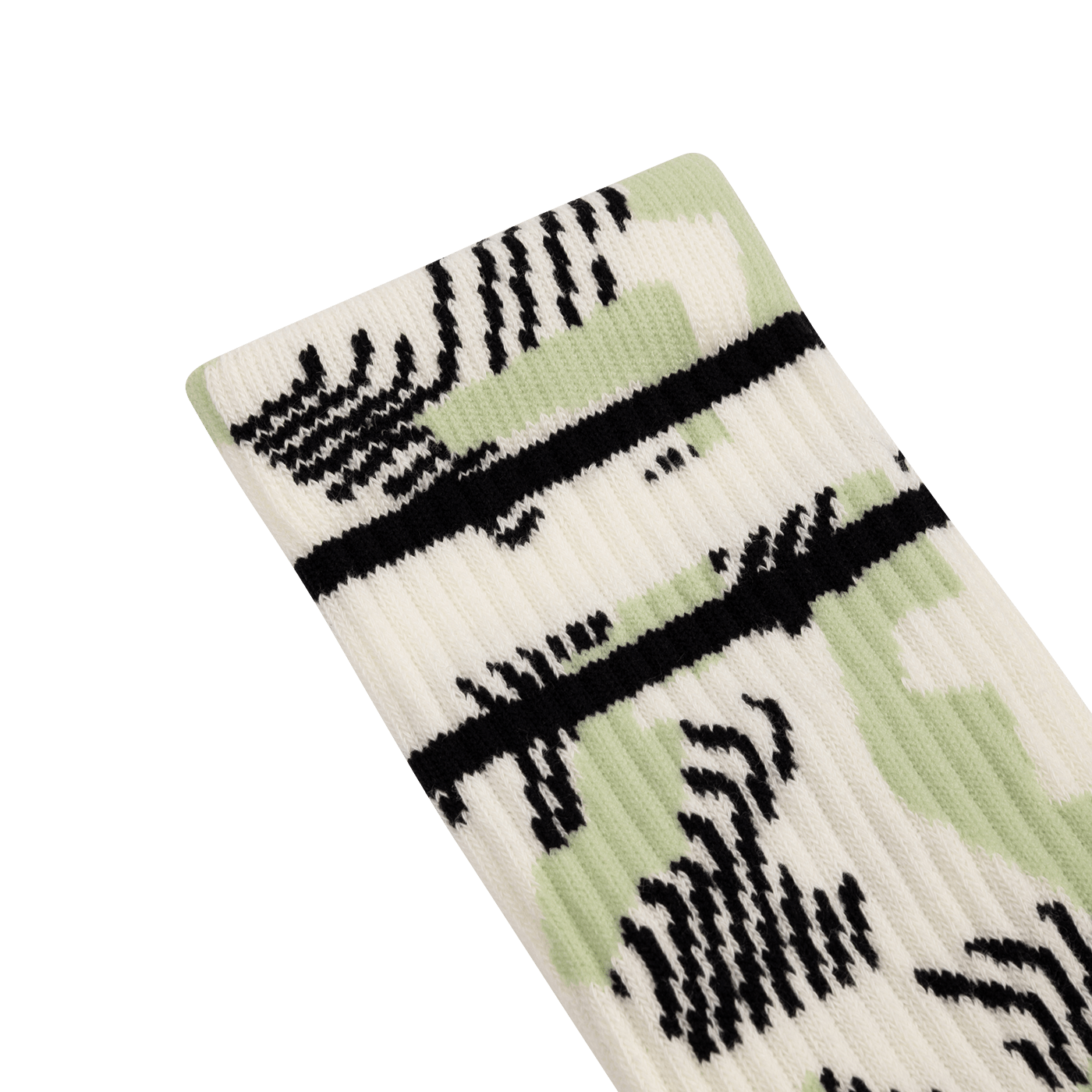 Calzini BURGTEC PATTERNED Bianco/Verde