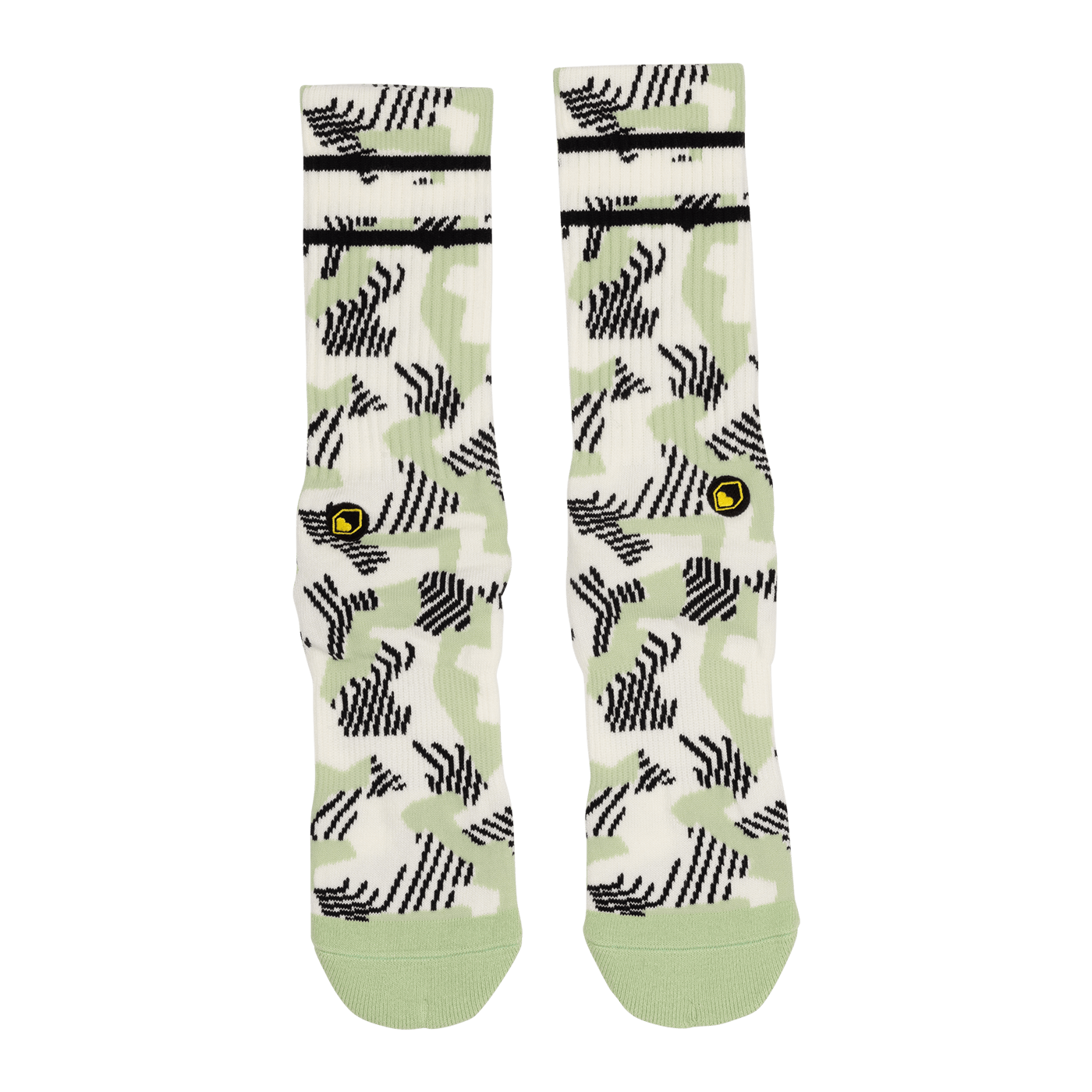 Calzini BURGTEC PATTERNED Bianco/Verde