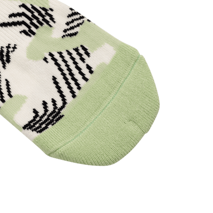 Calzine BURGTEC EVERYDAY CREW PATTERNED Bianco/Verde