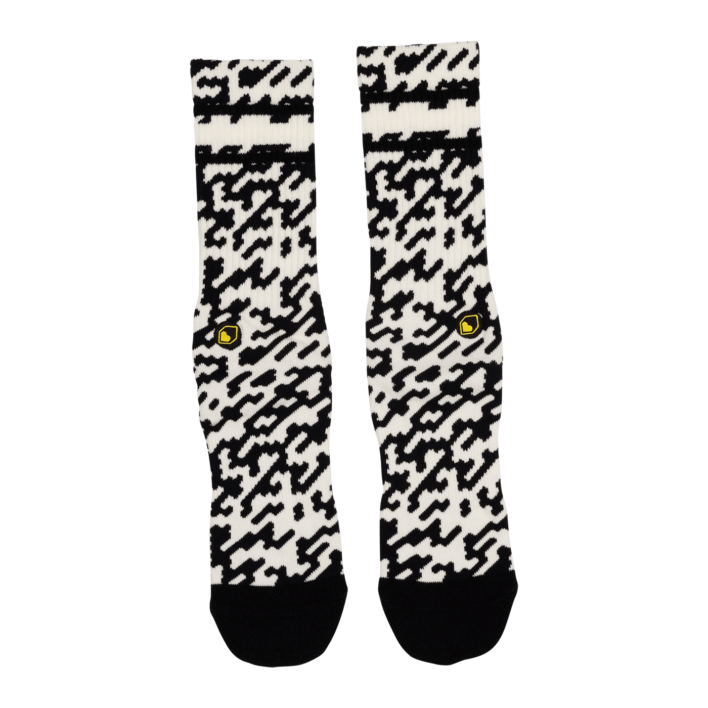 Calzini BURGTEC PATTERNED Nero/Bianco
