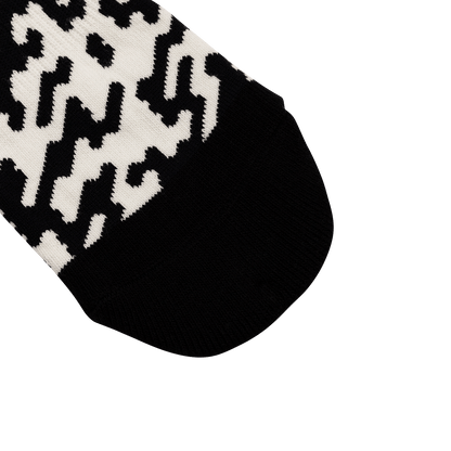 Calzini BURGTEC EVERYDAY CREW PATTERNED Nero/Bianco