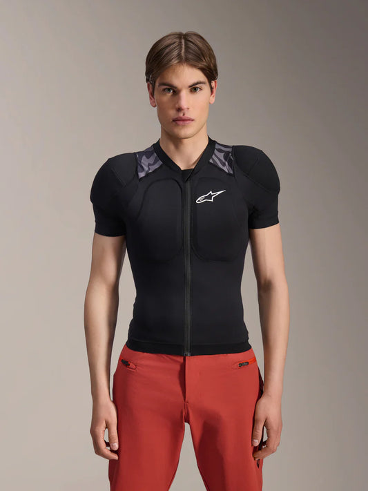 Gilet protettivo a maniche corte ALPINESTARS A-MOTION PLASMA Nero/Camo