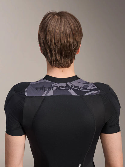 Gilet Protettivo ALPINESTARS A-MOTION PLASMA Maniche Corte Nero/Camo