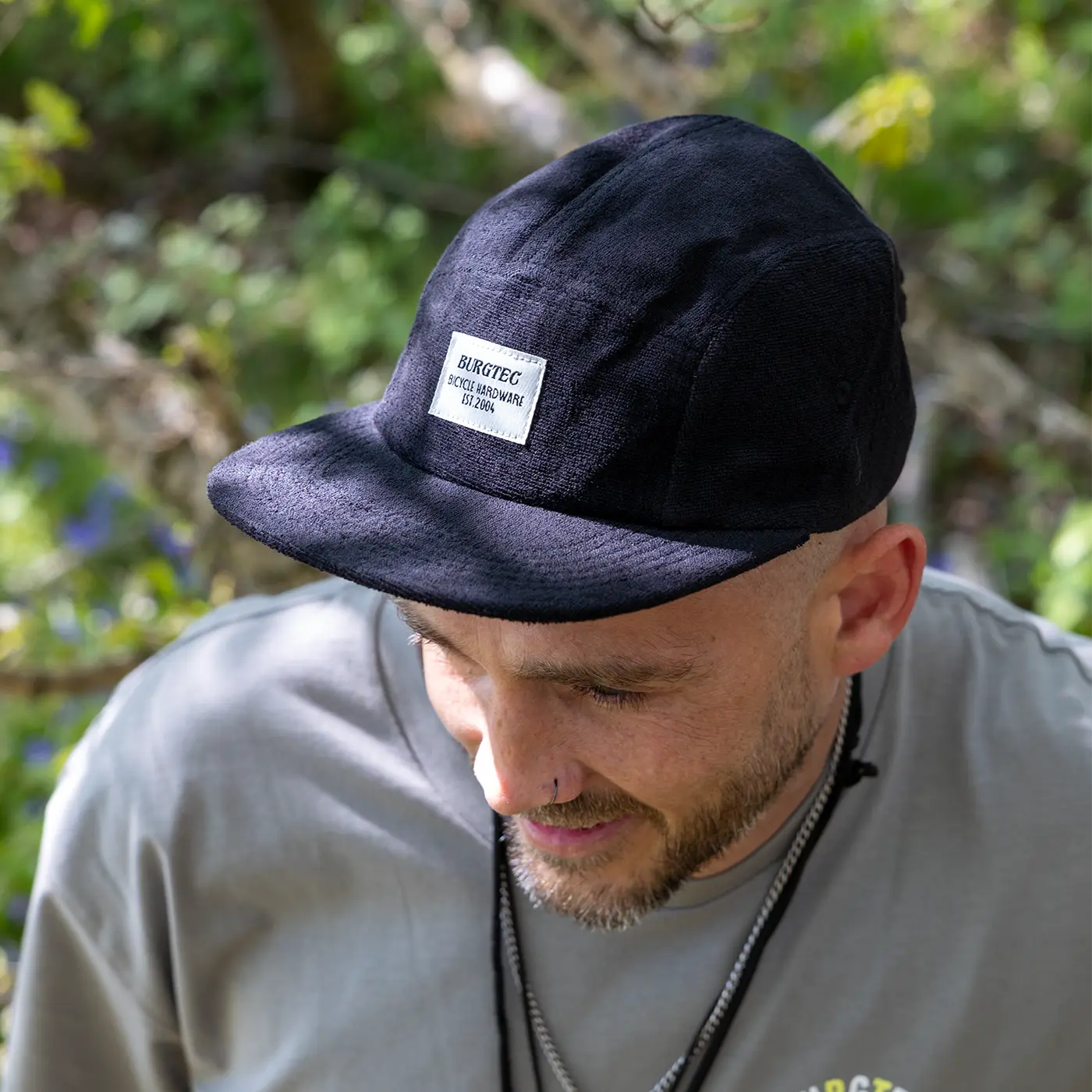 Cappellino BURGTEC ARCADE FIVE PANEL Nero