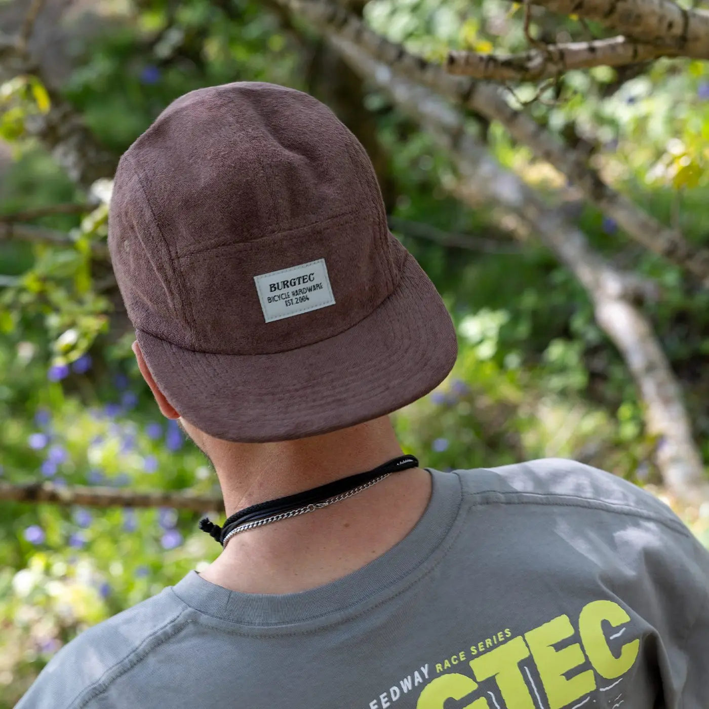 Cappellino BURGTEC ARCADE FIVE PANEL Marrone