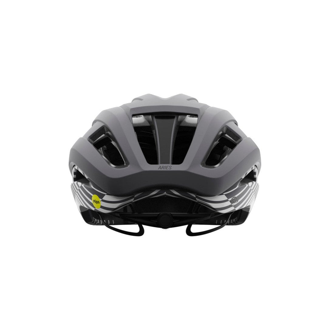 GIRO ARIES SPHERICAL Casco da strada nero/bianco