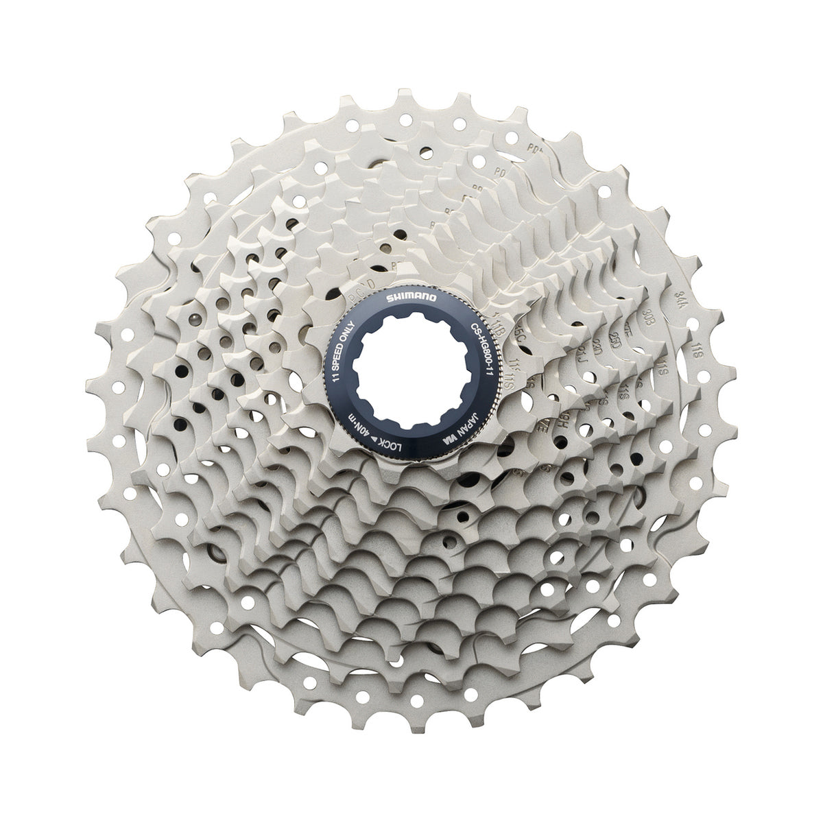 Cassetta 11 velocità SHIMANO ULTEGRA HG800 – foto principale su sfondo bianco