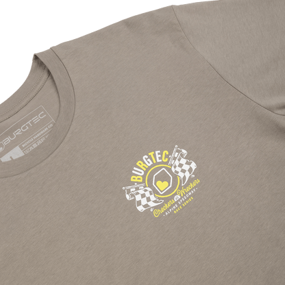T-Shirt BURGTEC ALPINE SPEEDWAY Grigio