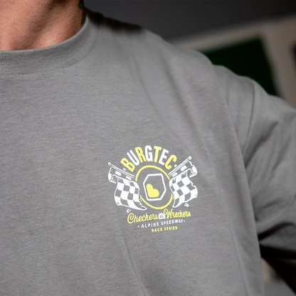 T-Shirt BURGTEC ALPINE SPEEDWAY Grigio