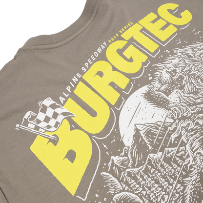T-Shirt BURGTEC ALPINE SPEEDWAY Grigio