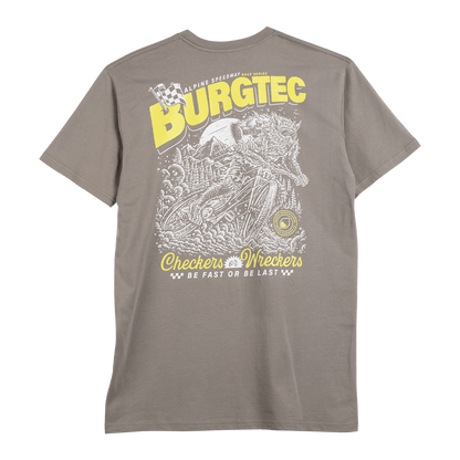 T-Shirt BURGTEC ALPINE SPEEDWAY Grigio