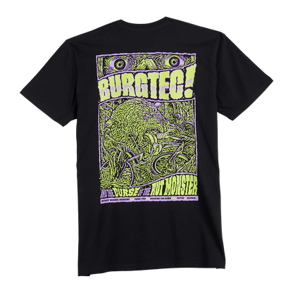 T-Shirt BURGTEC RUT MONSTER Nero