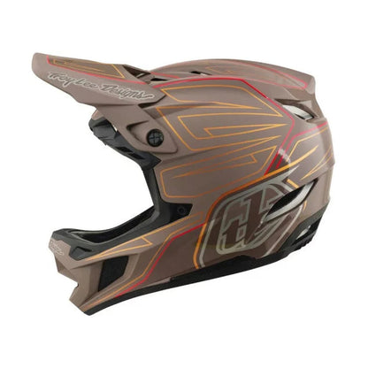 Casco MTB TROY LEE DESIGNS D4 POLYACRYLITE MIPS SHADOW PRO Marrone