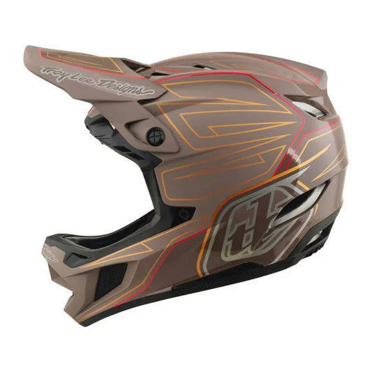 Casco MTB TROY LEE DESIGNS D4 POLYACRYLITE MIPS SHADOW PRO Marrone