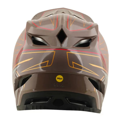 Casco MTB TROY LEE DESIGNS D4 POLYACRYLITE MIPS SHADOW PRO Marrone