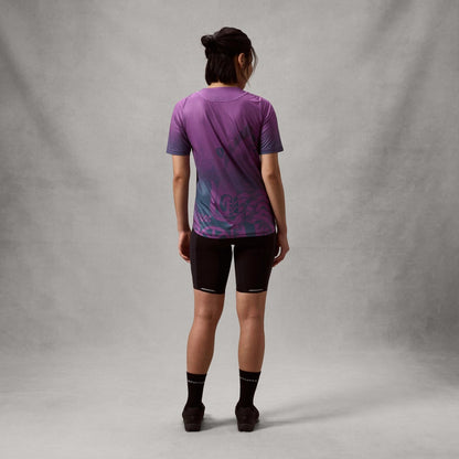 Maglia ENDURA SINGLETRACK PRINT Maniche Corte Donna End Purple