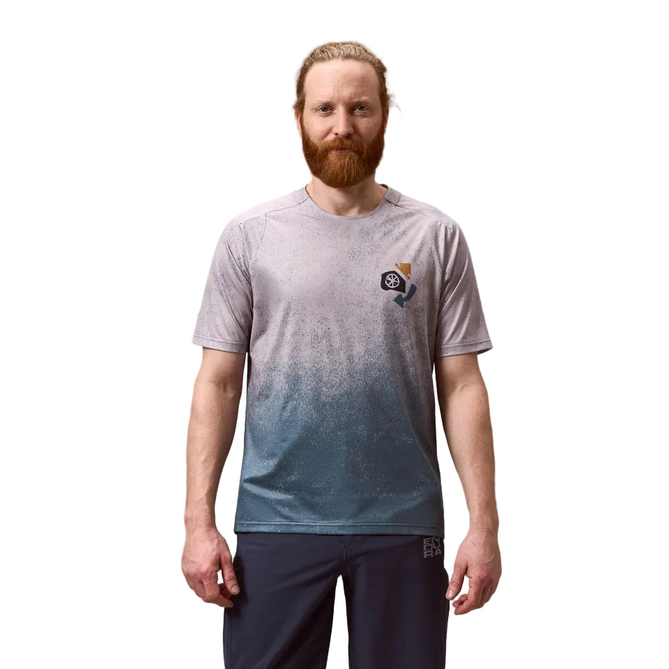 ENDURA SINGLETRACK PRINT Maglia a maniche corte in titanio