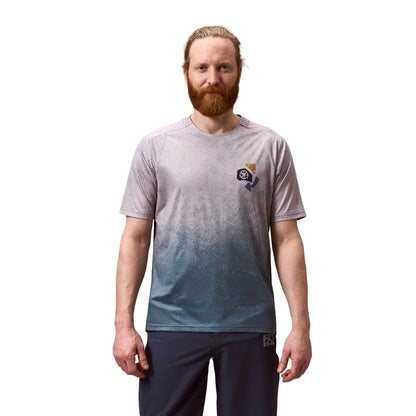 Maglia ENDURA SINGLETRACK PRINT Maniche Corte Titanium