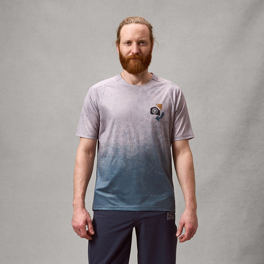 ENDURA SINGLETRACK PRINT Maglia a maniche corte in titanio