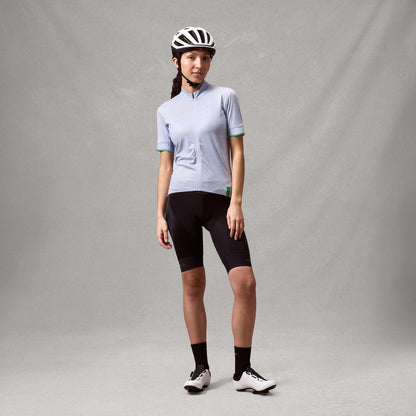 Maglia ENDURA FS260 PRINT Donna Maniche Corte Aero Blue