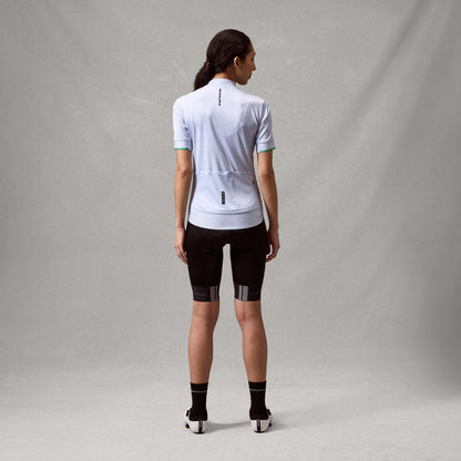 Maglia ENDURA FS260 PRINT Donna Maniche Corte Aero Blue
