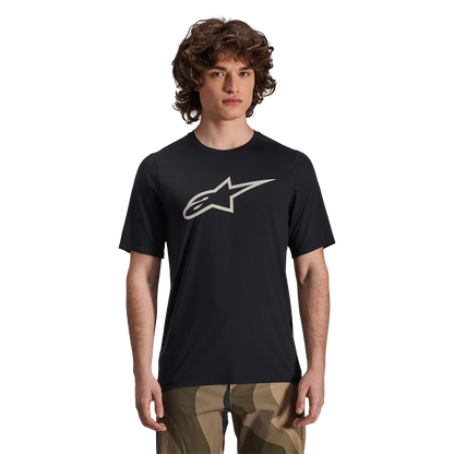 Maglia ALPINESTARS A-DURA ASTAR Maniche Corte Nero
