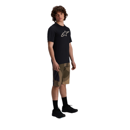 Maglia ALPINESTARS A-DURA ASTAR Maniche Corte Nero
